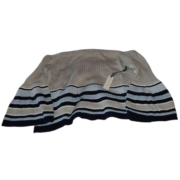 Skye Off the Shoulder Stripe Knit Blouse - Picture 4 of 4